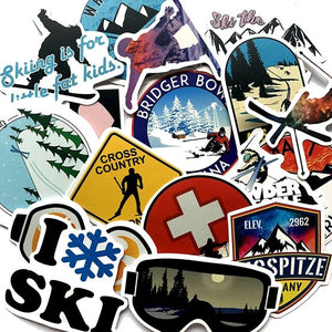 Snow Stickers Set of 5