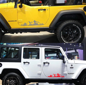 2Pcs Jeep Decal