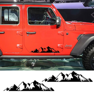 2Pcs Jeep Decal